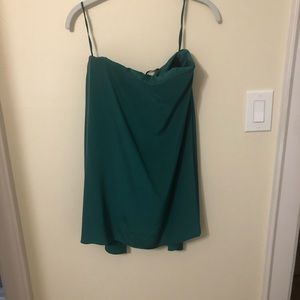 Tibi strapless top